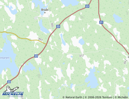 MICHELIN-Landkarte Dädesjö - ViaMichelin