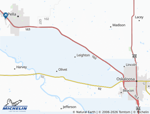 Mappa MICHELIN Leighton - ViaMichelin