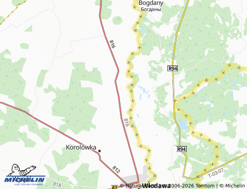 MICHELIN-Landkarte Stawki - ViaMichelin