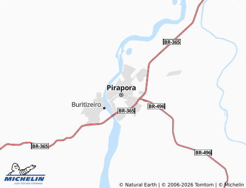 Mapa MICHELIN Santos Dumont - ViaMichelin