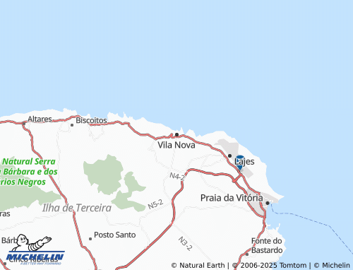 MICHELIN Vila Nova map - ViaMichelin