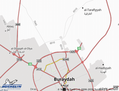 MICHELIN-Landkarte al-Mateeniyat - ViaMichelin