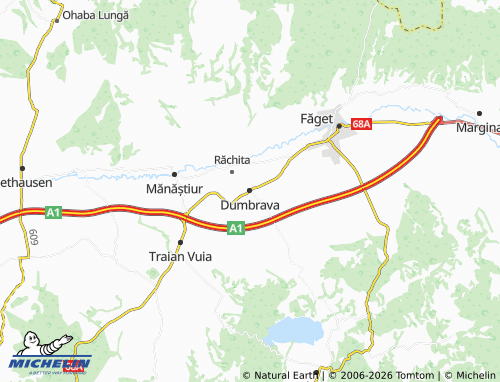 MICHELIN Dumbrava map - ViaMichelin