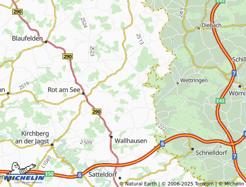 Mapa MICHELIN Kühnhard - ViaMichelin