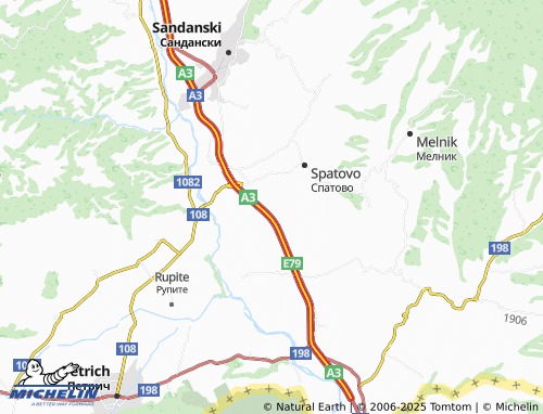 MICHELIN Levunovo map - ViaMichelin