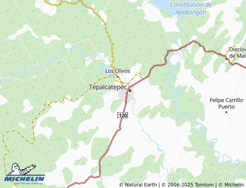 MICHELIN El Cerrito map - ViaMichelin