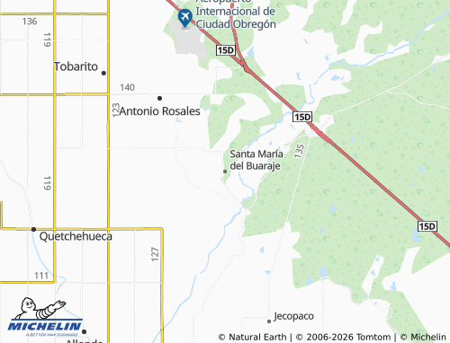 Mappa MICHELIN Santa María del Buaraje - ViaMichelin