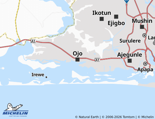 Mappa MICHELIN Ojo - ViaMichelin