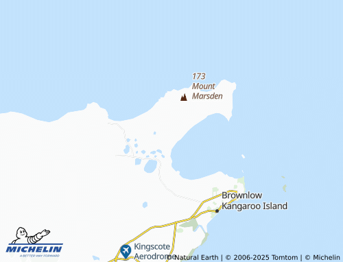 MICHELIN-Landkarte Bay of Shoals - ViaMichelin
