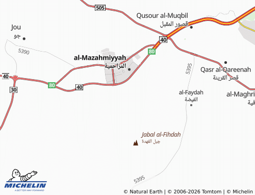 MICHELIN-Landkarte al-Yasameen - ViaMichelin