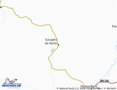 Mapa MICHELIN Sucupira do Norte - ViaMichelin
