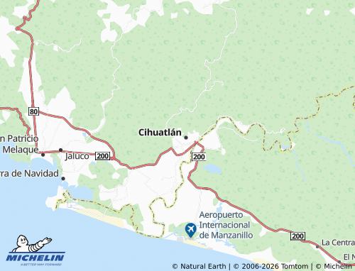 Mappa MICHELIN Brisas de Cihuatlán - ViaMichelin