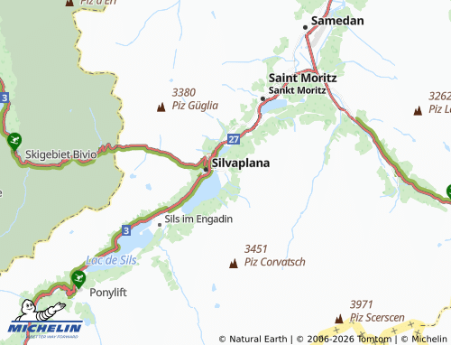 Carte MICHELIN Surlej - ViaMichelin