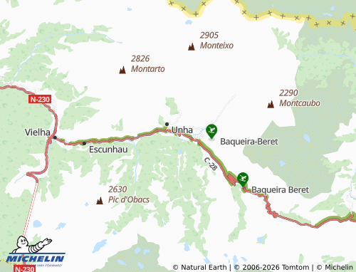 Carte MICHELIN Tredòs - ViaMichelin