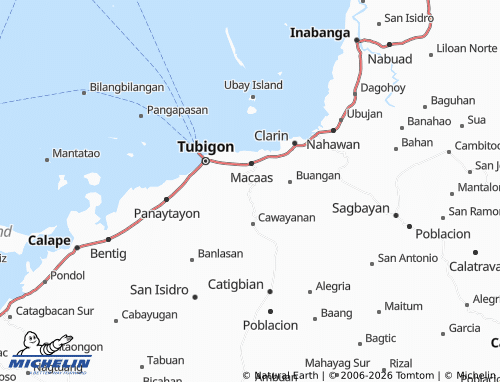 MICHELIN Bosongon map - ViaMichelin