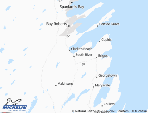 Mapa MICHELIN South River - ViaMichelin