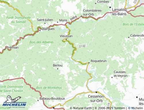 Carte MICHELIN Ceps - ViaMichelin