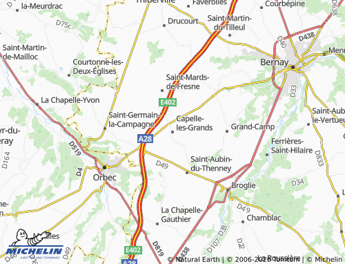 Mapa MICHELIN Capelle-les-Grands - ViaMichelin