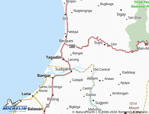 MICHELIN Cabugbugan map - ViaMichelin