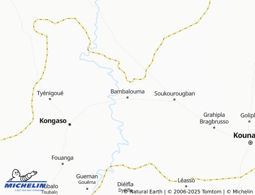 MICHELIN Bambalouma map - ViaMichelin