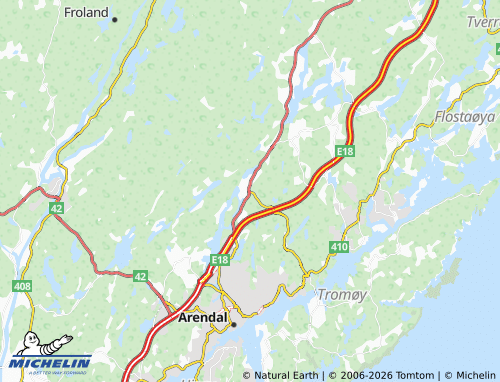 MICHELIN Longum map - ViaMichelin