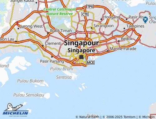 Mappa MICHELIN Outram - ViaMichelin