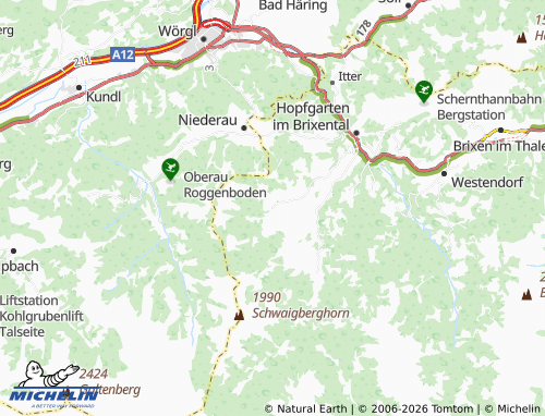 MICHELIN Penningberg map - ViaMichelin