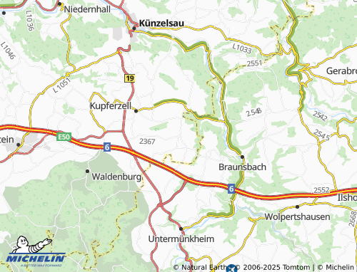 MICHELIN Goggenbach map - ViaMichelin