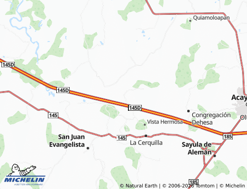 Mapa MICHELIN Michapan de Osorio - ViaMichelin
