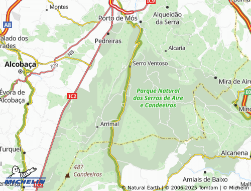 Mapa MICHELIN Lagar Novo - ViaMichelin