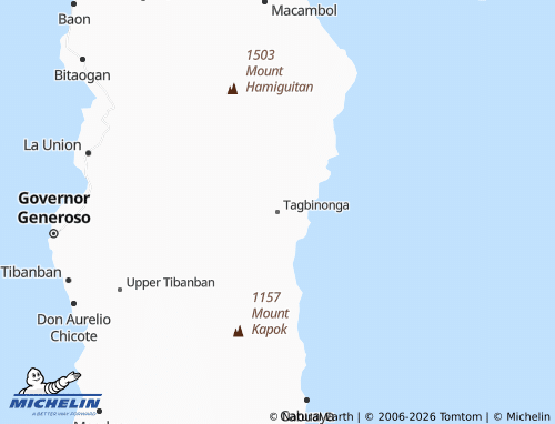 MICHELIN Tagbinonga map - ViaMichelin