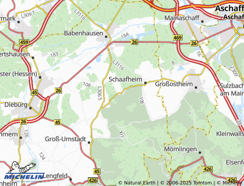MICHELIN-Landkarte Schlierbach - ViaMichelin