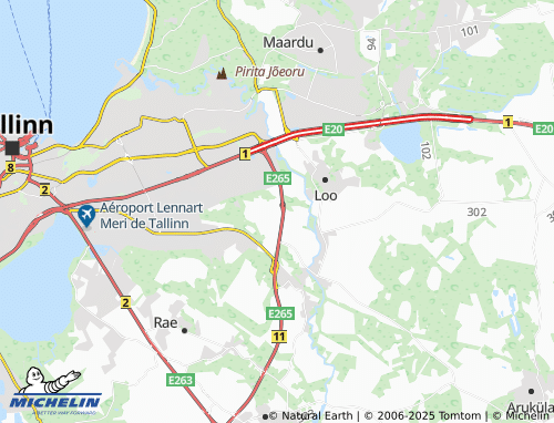 MICHELIN Veneküla map - ViaMichelin