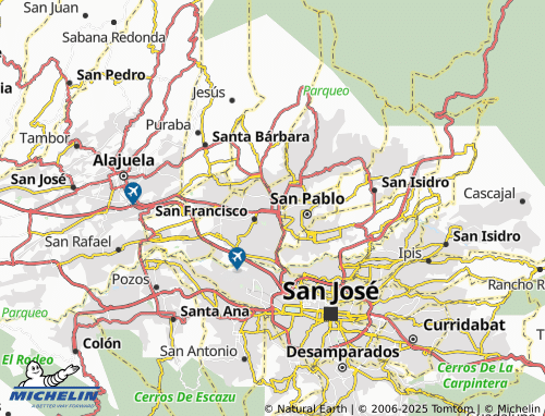 Mapa MICHELIN Heredia - ViaMichelin