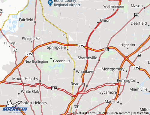 Mappa MICHELIN Glendale - ViaMichelin