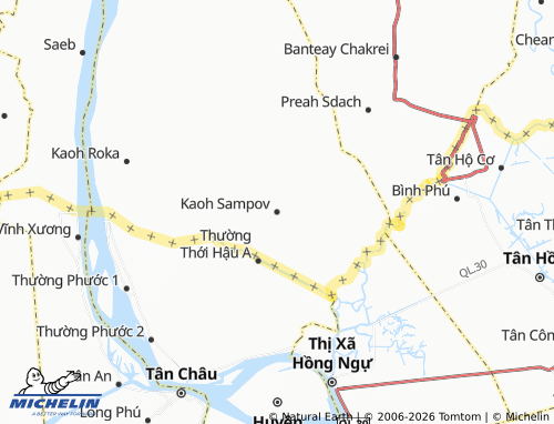 Kaart MICHELIN Kaoh Sampov - ViaMichelin