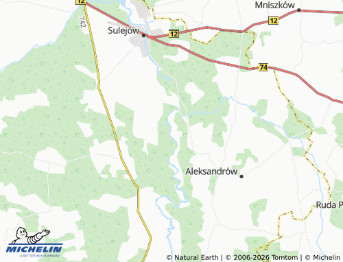 Carte MICHELIN Ostrów - ViaMichelin