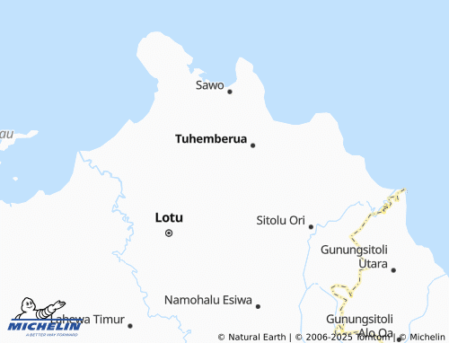 MICHELIN Ombolata Sawo map - ViaMichelin