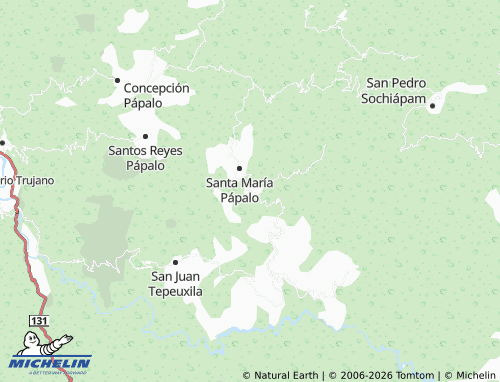 Mappa MICHELIN San Pedro Cuyaltepec - ViaMichelin