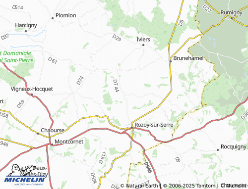 MICHELIN Archon map - ViaMichelin