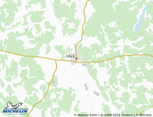 MICHELIN-Landkarte Vörå - ViaMichelin