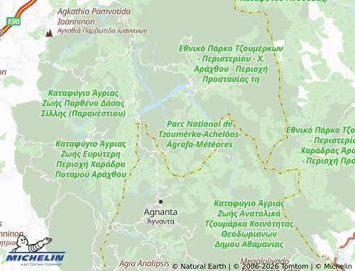 MICHELIN Pramanta map - ViaMichelin