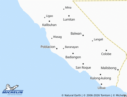 MICHELIN Baranayan map - ViaMichelin