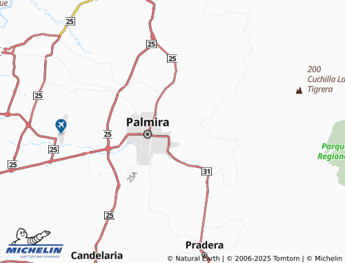 MICHELIN La Orlidia map - ViaMichelin