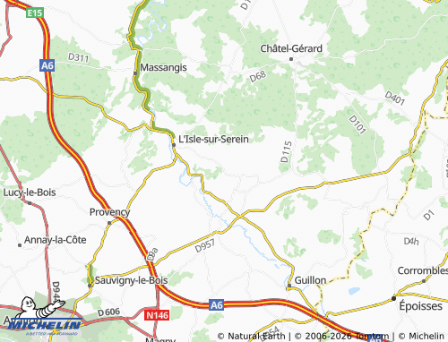 MICHELIN Blacy map - ViaMichelin