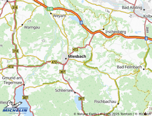 MICHELIN-Landkarte Bergham - ViaMichelin