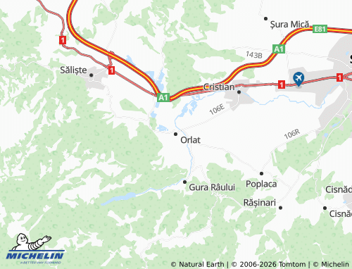 Mapa MICHELIN Orlat - ViaMichelin