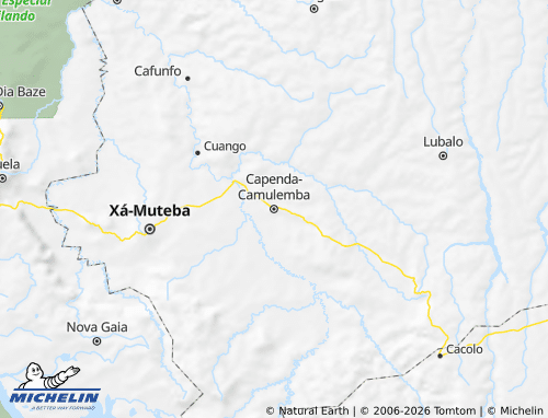 Mapa MICHELIN Capenda-Camulemba - ViaMichelin