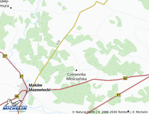 MICHELIN-Landkarte Dąbrówka - ViaMichelin