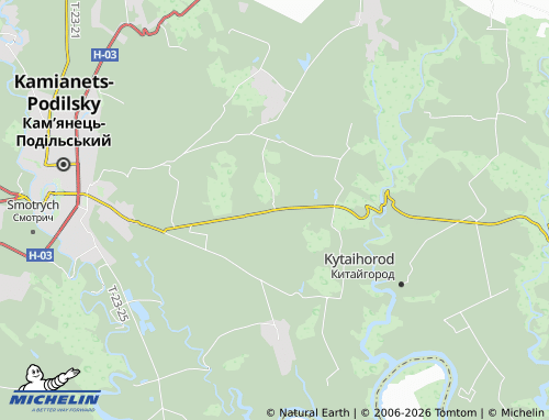 MICHELIN Kulchiivtsi map - ViaMichelin